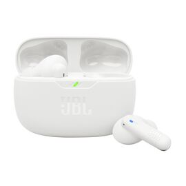 JBL Wave Beam 2 - White - True Wireless Noise Cancelling Earbuds - Hero JBL Wave Beam 2 - White - True Wireless Noise Cancelling Earbuds - Hero